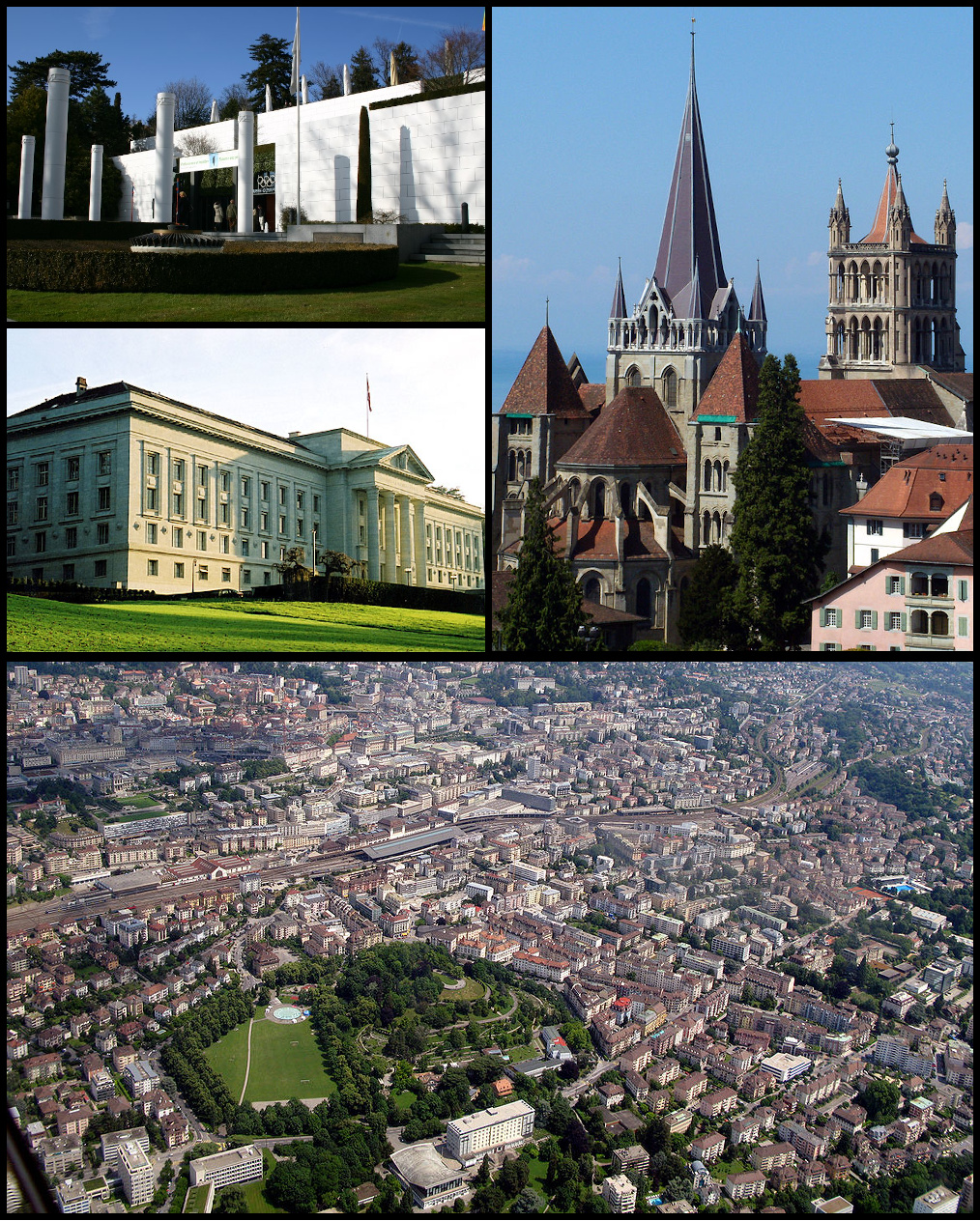 Lausanne, capitale olympique et centre du canton de Vaud